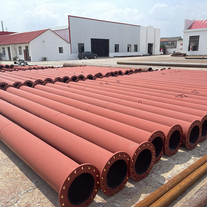 Sintered ceramic lined composite steel pipe Sintered ceramic lined composite steel pipe