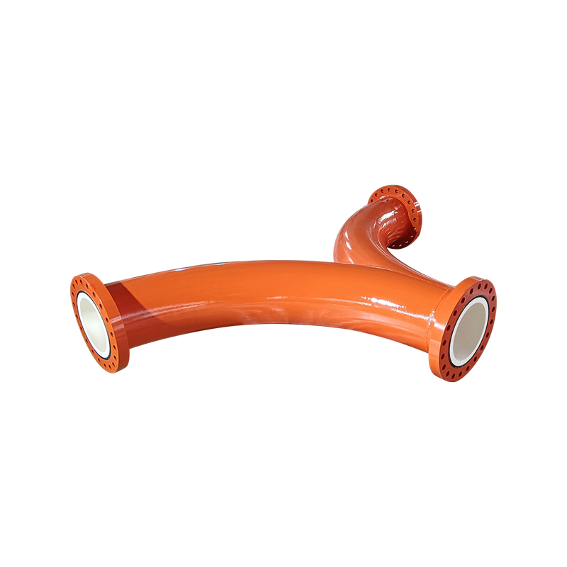 Ceramic ring wear resistant pipe