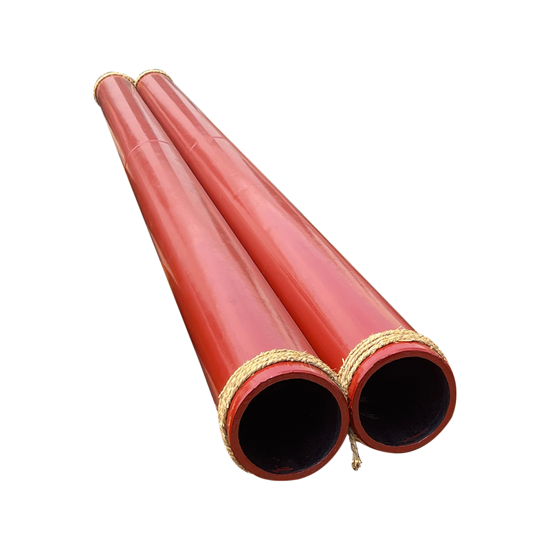 Sintered ceramic lined composite steel pipe